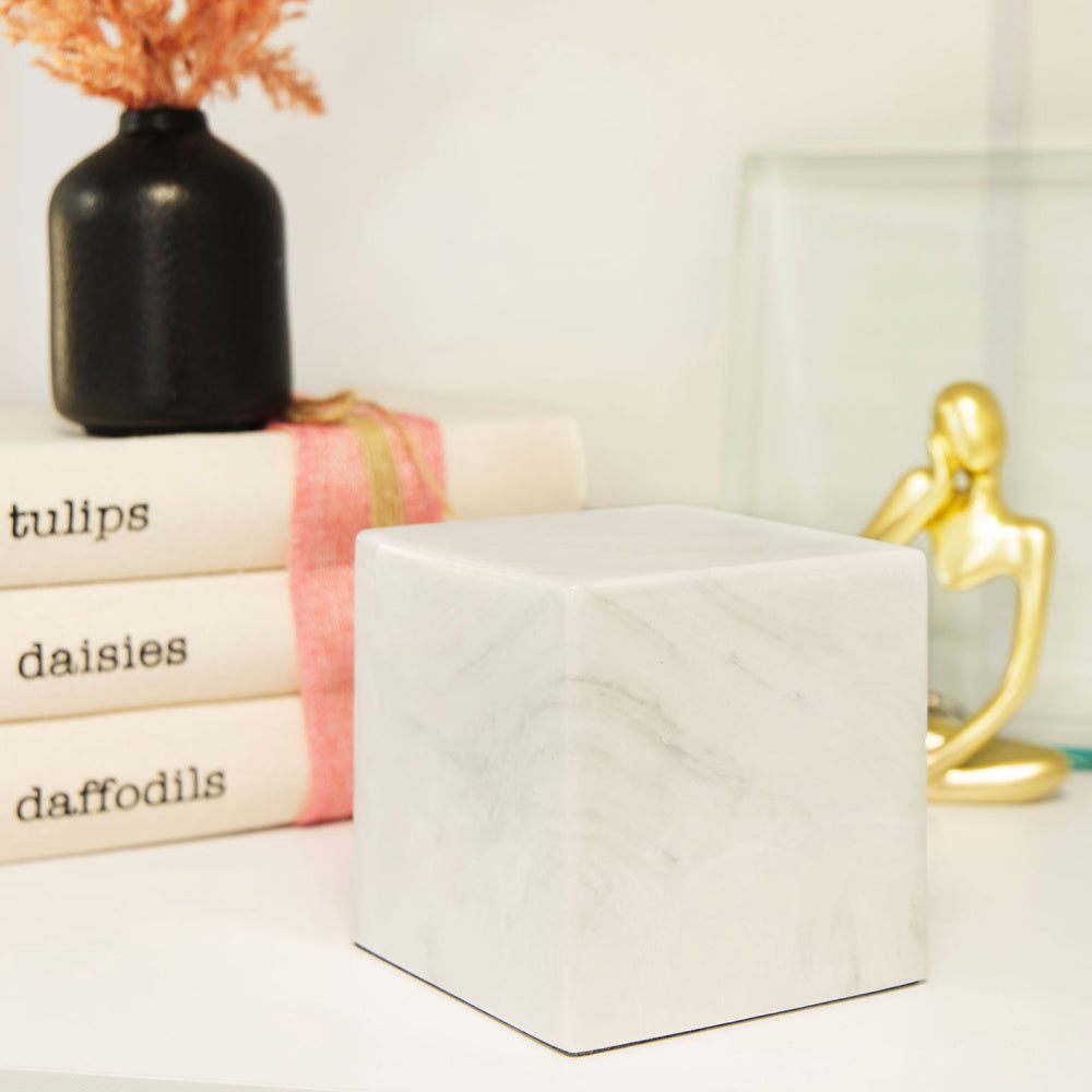 Aurora Keepsake Cube Urn - Lotus