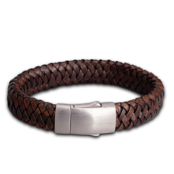 Embrace Remembrance Leather Bracelet - Lotus