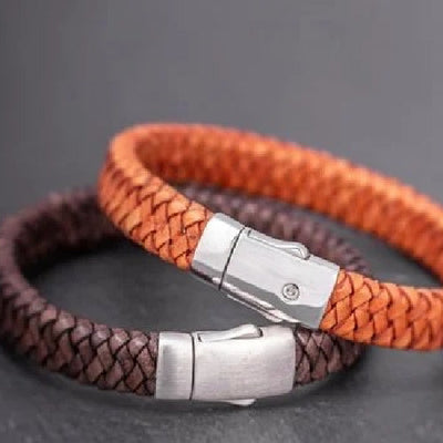 Embrace Remembrance Leather Bracelet - Lotus