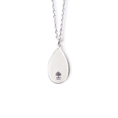 Teardrop Fingerprint Pendant - Two Rivers