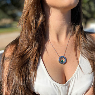 Circle of Life Cremation Pendant - Eternal Peace